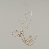 Moose Swinging from the Moon