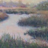 Dawn on the Marsh, Pastel SOLD
