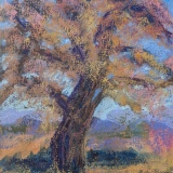 Rustling Leaves, Pastel